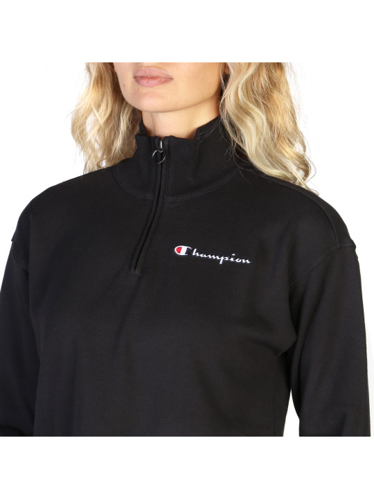 Schwarzes Champion Quarter-Zip Sweatshirt