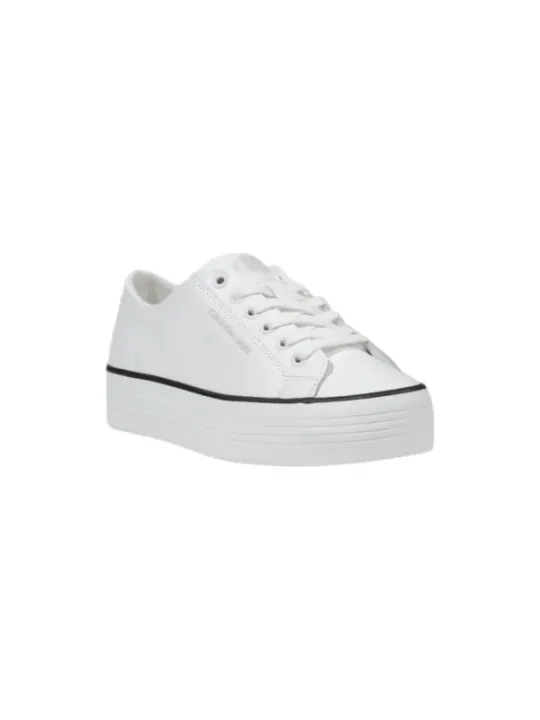 Weiße Calvin Klein Canvas Sneaker