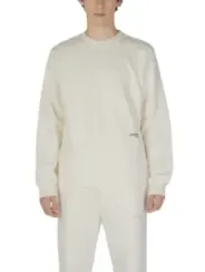 Weißer Oversize-Sweatshirt mit Logo