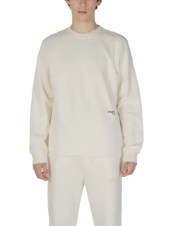 Weißer Oversize-Sweatshirt mit Logo