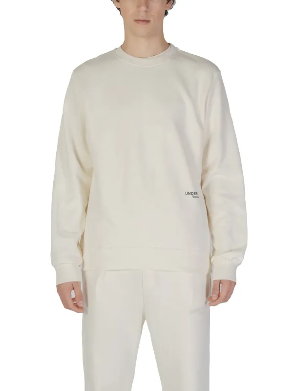 Weißer Oversize-Sweatshirt mit Logo Weißer Oversize-Sweatshirt mit Logo