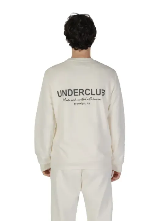 Cremefarbenes Underclub Sweatshirt Rückansicht