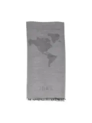 Amerika-Karten-Schal mit Quasten