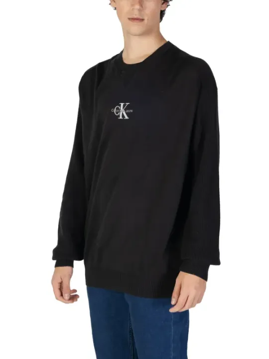 Calvin Klein schwarzes Langarmshirt Jeans