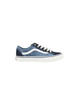 Blaue Vans 479098 Sneaker mit Blumen
