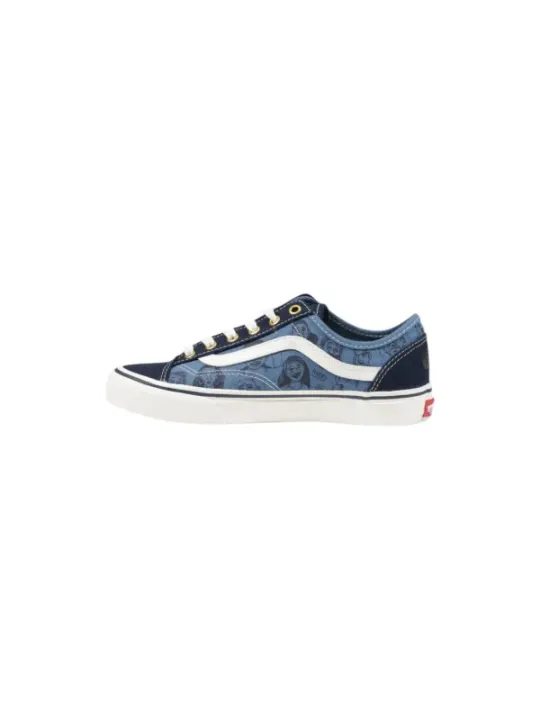 Blauer Vans Sneaker Denim-Muster