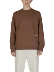 Brauner Underclub Sweatshirt, lässiger Stil