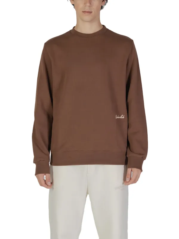 Brauner Underclub Sweatshirt, lässiger Stil