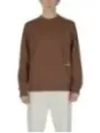 Brauner Underclub Sweatshirt, lässiger Stil