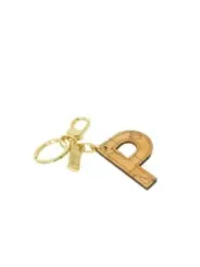 Kork-Schlüsselanhänger mit goldenem Ring