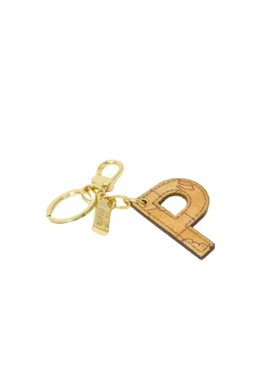 Kork-Schlüsselanhänger mit goldenem Ring