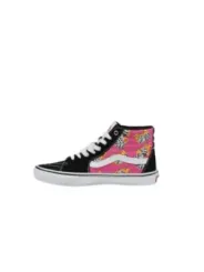 Schwarze und pinke Vans Sneaker