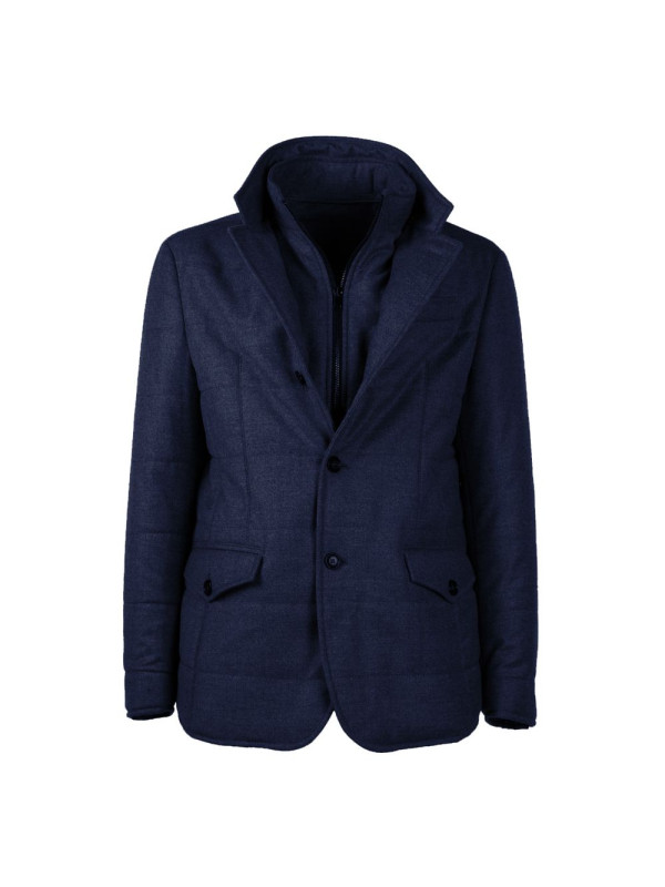 Jackets Elegant Wool-Cashmere Men's Coat 1.650,00 € 8058049861689 | Planet-Deluxe
