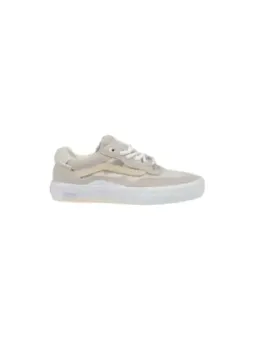 Beige Creme Vans Sneakers Nahaufnahme