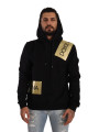 Sweaters Elevate Your Style with a Black Golden-Logo Pullover 650,00 € 8053286687658 | Planet-Deluxe