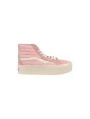 Rosa gesteppte Vans High-Top Sneakers