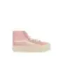 Rosa gesteppte Vans High-Top Sneakers