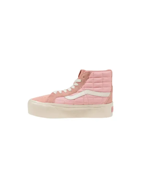 Rosa Krokodil Vans High-Top Sneakers