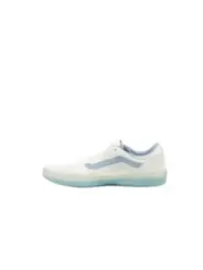 Weiße Vans Sneaker mit blauem Boden