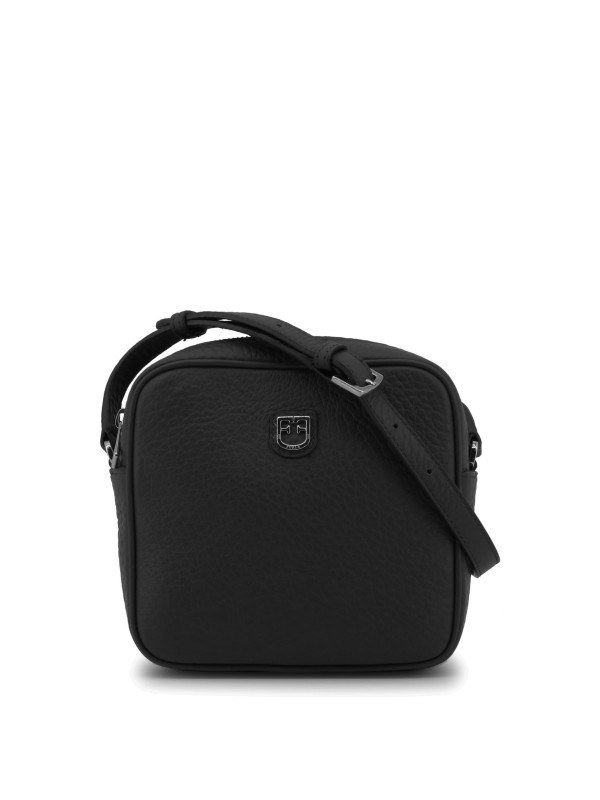 Schwarze Furla Dotty Umhängetasche Lederette Schwarze Furla Dotty Umhängetasche Lederette