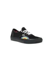Schwarze Vans mit Regenbogen-Design