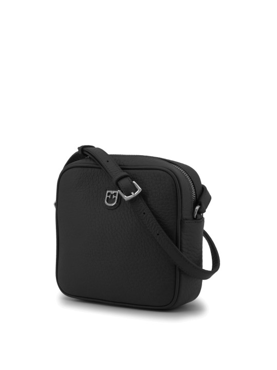 Schwarze Leder Furla Umhängetasche