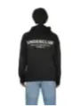 Schwarzer Cropped Hoodie mit Logo