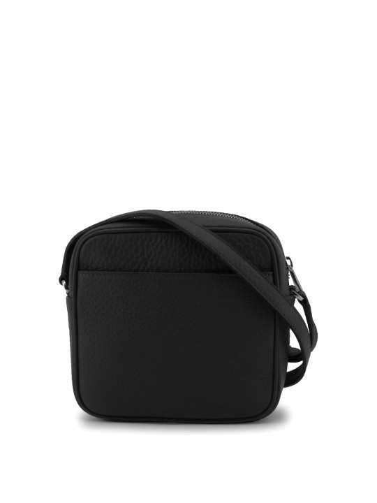 Schwarze Leder Furla Umhängetasche klein