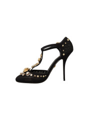 Pumps Elegant Crystal-Embellished Mesh T-Strap Pumps 2.200,00 € 8057155283323 | Planet-Deluxe