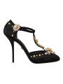 Pumps Elegant Crystal-Embellished Mesh T-Strap Pumps 2.200,00 € 8057155283323 | Planet-Deluxe