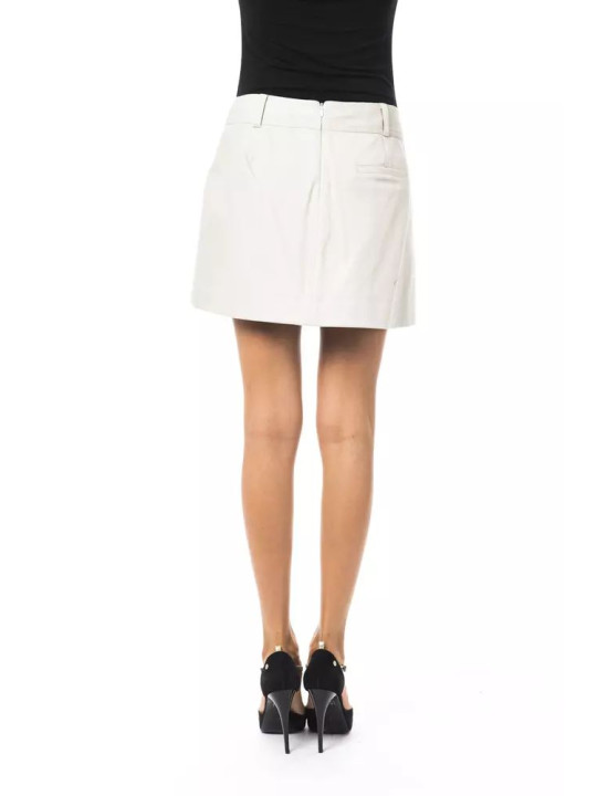 Skirts Chic Tulip Gray Cotton-Blend Skirt 290,00 €  | Planet-Deluxe