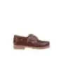 Braune Timberland Lederschuh Seitenansicht