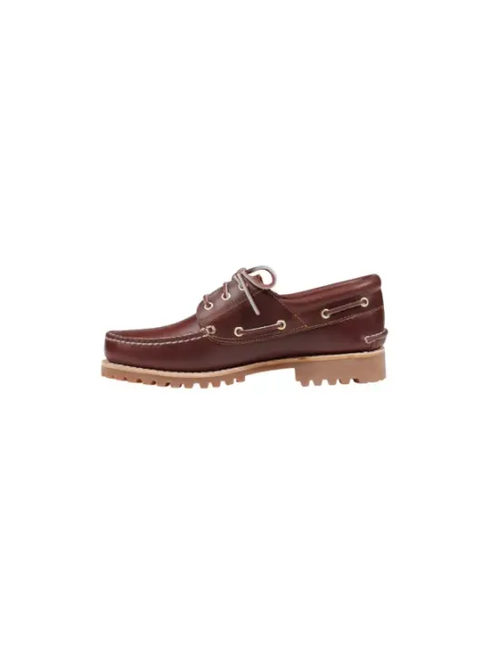 Braune Timberland Lederschuhe mit Sohle