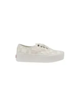 Weiße gewebte Vans Sneaker Schuhe