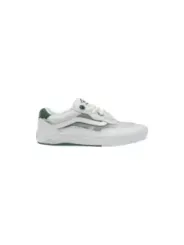 Weiße Vans Sneakers mit Grünakzenten