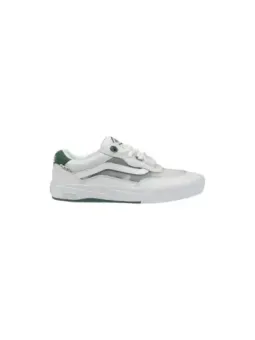 Weiße Vans Sneakers mit Grünakzenten