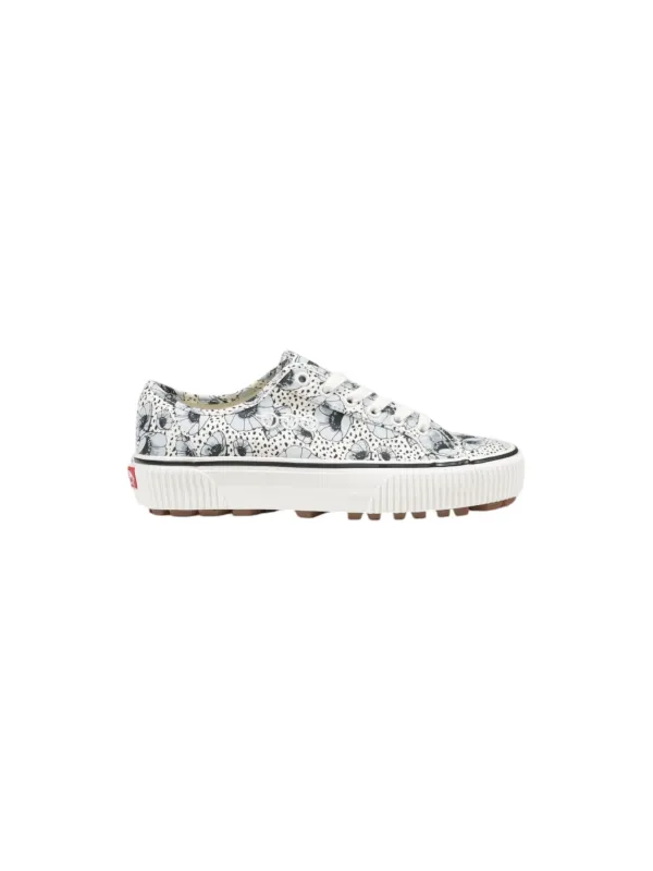 Weiße Vans 479106 Totenkopf-Sneakers