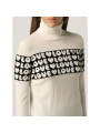 Sweaters Chic Contrast Logo Turtleneck Sweater 250,00 € 8055204355236 | Planet-Deluxe