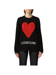 Sweaters Embossed Heart Ruffle Wool Blend Sweater 290,00 € 8054807946445 | Planet-Deluxe