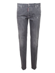 Jeans & Pants Chic Gray Slim-Fit Denim for the Modern Man 420,00 € 8056185273601 | Planet-Deluxe