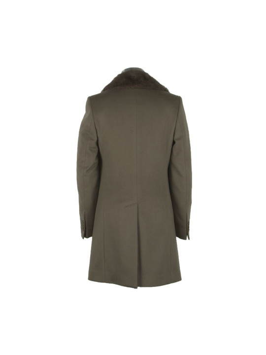 Jackets Elegant Italian Wool Mink Coat 1.750,00 € 8050246660171 | Planet-Deluxe