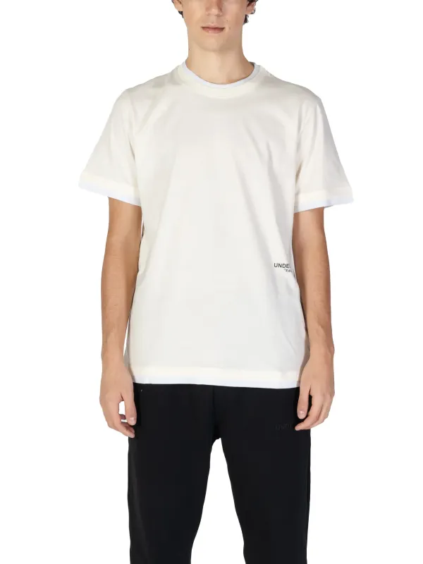Weißes Baumwoll-T-Shirt mit Logo Weißes Baumwoll-T-Shirt mit Logo