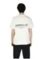 Weißes T-Shirt mit kurzem Ärmel