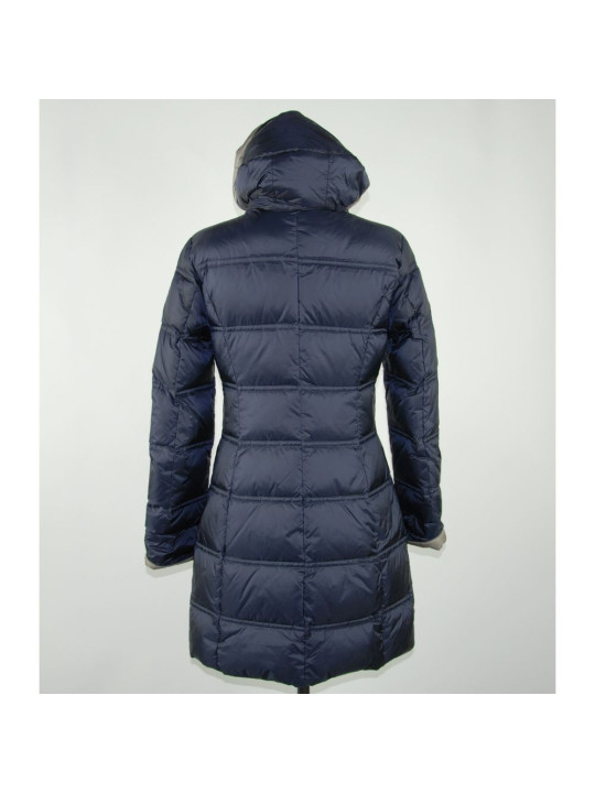Jackets & Coats Chic Blue Polyester Down Jacket 480,00 € 8050246660294 | Planet-Deluxe