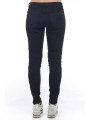 Jeans & Pants Elegant Biker Stretch Denim Jeans in Black 260,00 € 3000009507064 | Planet-Deluxe