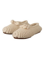 Flat Shoes Chic Wool Knit Ballerina Flats 1.000,00 € 8057155322824 | Planet-Deluxe