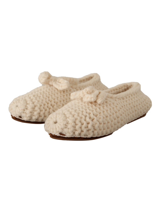 Flat Shoes Chic Wool Knit Ballerina Flats 1.000,00 € 8057155322824 | Planet-Deluxe