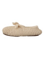 Flat Shoes Chic Wool Knit Ballerina Flats 1.000,00 € 8057155322824 | Planet-Deluxe