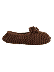 Flat Shoes Elegant Wool Knit Ballerina Flats 1.000,00 € 8057155282852 | Planet-Deluxe