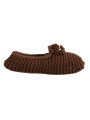 Flat Shoes Elegant Wool Knit Ballerina Flats 1.000,00 € 8057155282852 | Planet-Deluxe